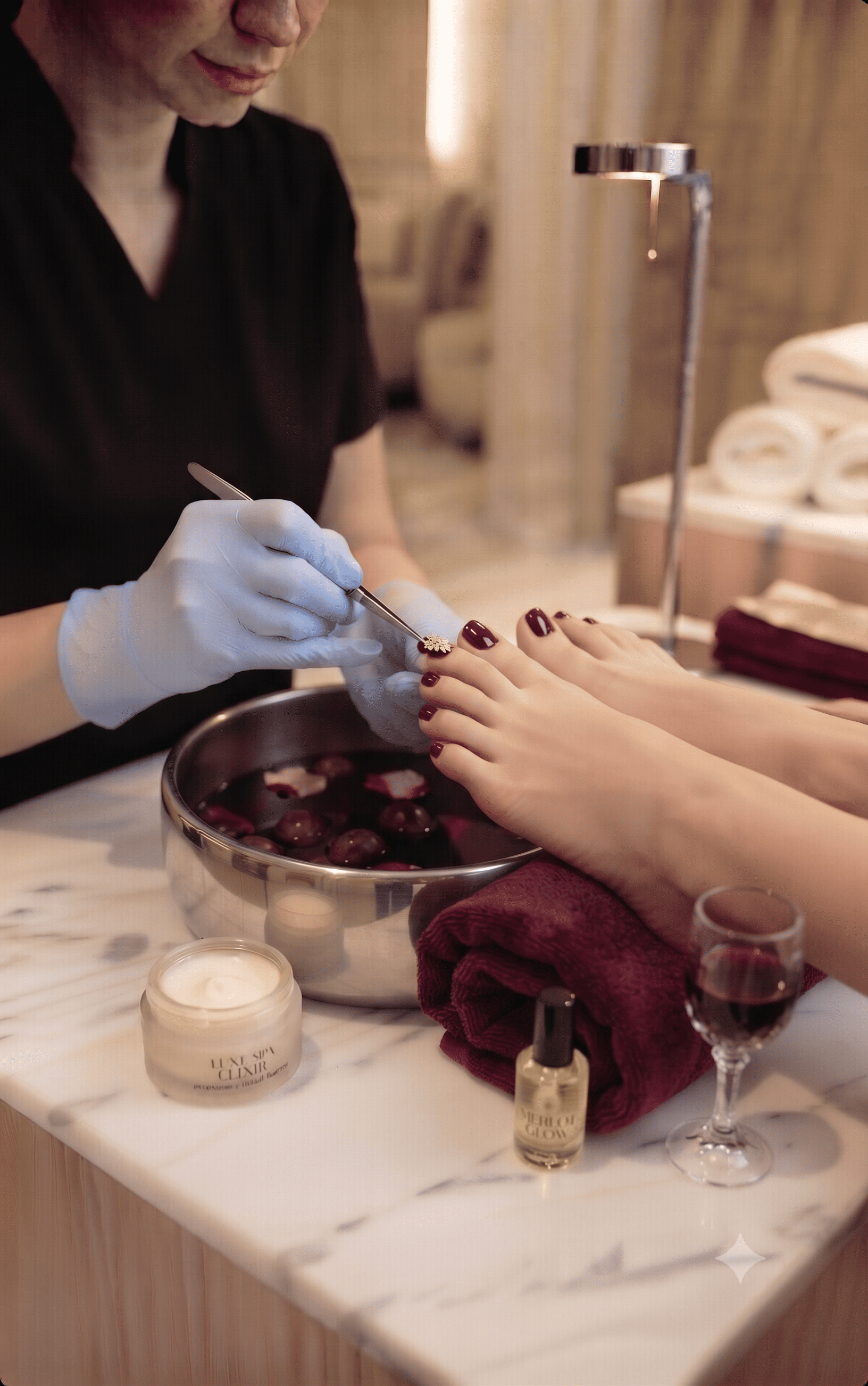 Wine Pedicure